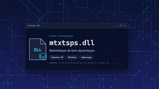 Visuel technique du fichier mtxtsps.dll, bibliothèque de liens dynamiques de Windows