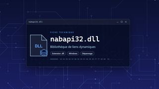 Visuel technique du fichier nabapi32.dll, bibliothèque de liens dynamiques de Windows