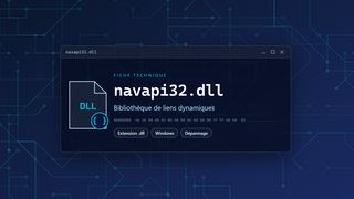 Visuel technique du fichier navapi32.dll, bibliothèque de liens dynamiques de Windows
