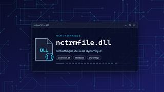 Visuel technique du fichier nctrmfile.dll, bibliothèque de liens dynamiques de Windows