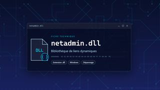 Visuel technique du fichier netadmin.dll, bibliothèque de liens dynamiques de Windows