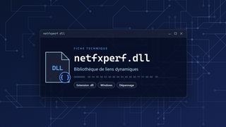 Visuel technique du fichier netfxperf.dll, bibliothèque de liens dynamiques de Windows