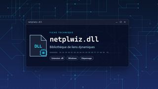 Visuel technique du fichier netplwiz.dll, bibliothèque de liens dynamiques de Windows