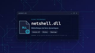 Visuel technique du fichier netshell.dll, bibliothèque de liens dynamiques de Windows
