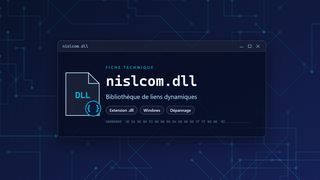 Visuel technique du fichier nislcom.dll, bibliothèque de liens dynamiques de Windows