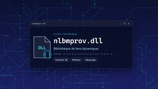 Visuel technique du fichier nlbmprov.dll, bibliothèque de liens dynamiques de Windows