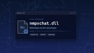 Visuel technique du fichier nmpxchat.dll, bibliothèque de liens dynamiques de Windows