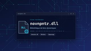 Visuel technique du fichier novnpntr.dll, bibliothèque de liens dynamiques de Windows