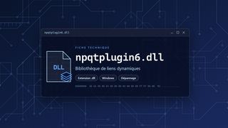 Visuel technique du fichier npqtplugin6.dll, bibliothèque de liens dynamiques de Windows