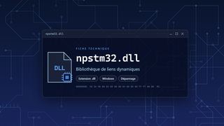 Visuel technique du fichier npstm32.dll, bibliothèque de liens dynamiques de Windows