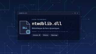 Visuel technique du fichier ntwdblib.dll, bibliothèque de liens dynamiques de Windows