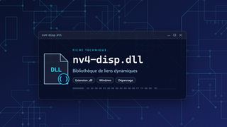 Visuel technique du fichier nv4-disp.dll, bibliothèque de liens dynamiques de Windows