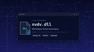 Visuel technique du fichier nvdv.dll, bibliothèque de liens dynamiques de Windows