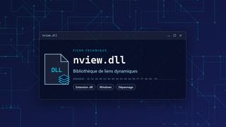 Visuel technique du fichier nview.dll, bibliothèque de liens dynamiques de Windows
