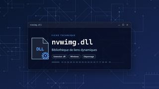Visuel technique du fichier nvwimg.dll, bibliothèque de liens dynamiques de Windows