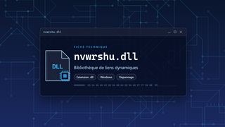 Visuel technique du fichier nvwrshu.dll, bibliothèque de liens dynamiques de Windows