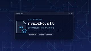 Visuel technique du fichier nvwrsko.dll, bibliothèque de liens dynamiques de Windows