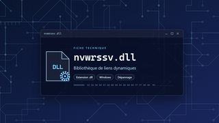 Visuel technique du fichier nvwrssv.dll, bibliothèque de liens dynamiques de Windows