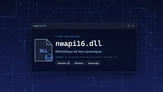 Visuel technique du fichier nwapi16.dll, bibliothèque de liens dynamiques de Windows