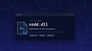 Visuel technique du fichier nzdd.dll, bibliothèque de liens dynamiques de Windows