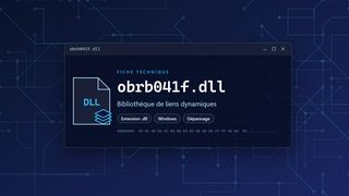 Visuel technique du fichier obrb041f.dll, bibliothèque de liens dynamiques de Windows