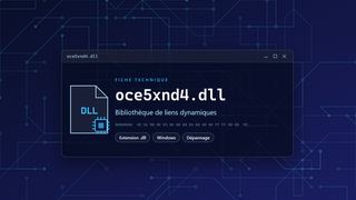 Visuel technique du fichier oce5xnd4.dll, bibliothèque de liens dynamiques de Windows