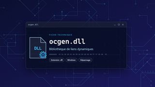 Visuel technique du fichier ocgen.dll, bibliothèque de liens dynamiques de Windows