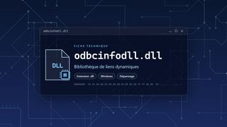 Visuel technique du fichier odbcinfodll.dll, bibliothèque de liens dynamiques de Windows