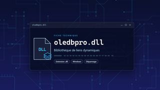Visuel technique du fichier oledbpro.dll, bibliothèque de liens dynamiques de Windows