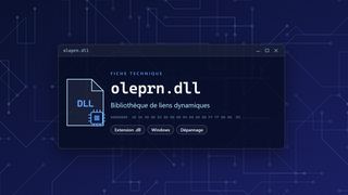 Visuel technique du fichier oleprn.dll, bibliothèque de liens dynamiques de Windows