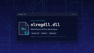 Visuel technique du fichier olregdll.dll, bibliothèque de liens dynamiques de Windows