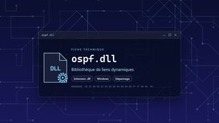 Visuel technique du fichier ospf.dll, bibliothèque de liens dynamiques de Windows