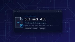 Visuel technique du fichier out-mm2.dll, bibliothèque de liens dynamiques de Windows