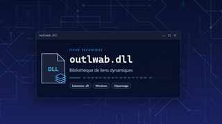 Visuel technique du fichier outlwab.dll, bibliothèque de liens dynamiques de Windows