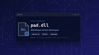 Visuel technique du fichier pad.dll, bibliothèque de liens dynamiques de Windows