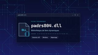 Visuel technique du fichier padrs804.dll, bibliothèque de liens dynamiques de Windows