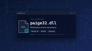 Visuel technique du fichier paige32.dll, bibliothèque de liens dynamiques de Windows