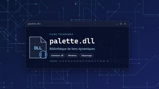 Visuel technique du fichier palette.dll, bibliothèque de liens dynamiques de Windows