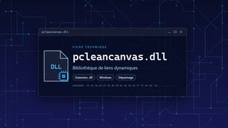 Visuel technique du fichier pcleancanvas.dll, bibliothèque de liens dynamiques de Windows