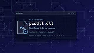 Visuel technique du fichier pcsdll.dll, bibliothèque de liens dynamiques de Windows