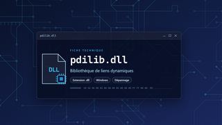 Visuel technique du fichier pdilib.dll, bibliothèque de liens dynamiques de Windows