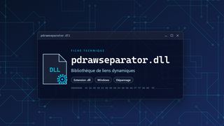 Visuel technique du fichier pdrawseparator.dll, bibliothèque de liens dynamiques de Windows
