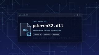 Visuel technique du fichier pdrren32.dll, bibliothèque de liens dynamiques de Windows