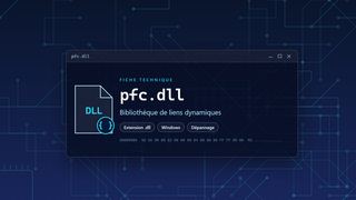Visuel technique du fichier pfc.dll, bibliothèque de liens dynamiques de Windows