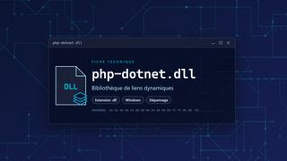 Visuel technique du fichier php-dotnet.dll, bibliothèque de liens dynamiques de Windows