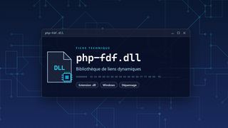 Visuel technique du fichier php-fdf.dll, bibliothèque de liens dynamiques de Windows