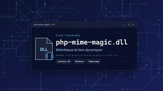 Visuel technique du fichier php-mime-magic.dll, bibliothèque de liens dynamiques de Windows