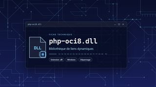 Visuel technique du fichier php-oci8.dll, bibliothèque de liens dynamiques de Windows