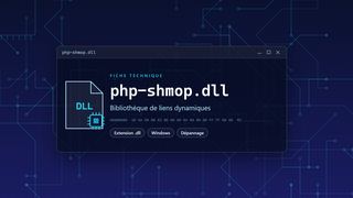 Visuel technique du fichier php-shmop.dll, bibliothèque de liens dynamiques de Windows