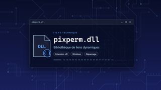 Visuel technique du fichier pixperm.dll, bibliothèque de liens dynamiques de Windows